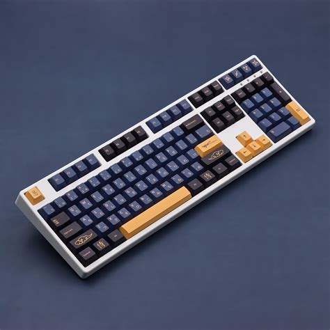 블루 사무라이 키 캡 체리 높이 GMK anne pro 2 용 PBT 키 캡 ck61 gk64 rk68 feker ik75