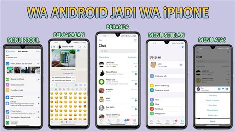 Cara Ubah Tampilan Whatsapp Android Menjadi Whatsapp Iphone Terbaru