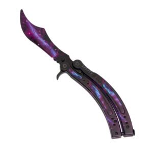 Butterfly Galaxy Black Real CS2 Custom Made IRL By LootKnife