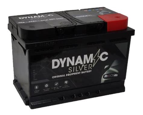 096 Dynamic Silver Car Battery 70ah The Battery Guys