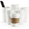 Amazon Eupako Pack Oz Disposable Hot Paper Coffee Cups With