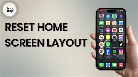 How To Reset Home Screen Layout On Iphone Youtube