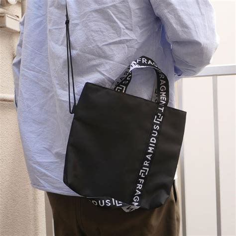 RAMIDUS BLACK BEAUTY Fragment L TOTE BAG