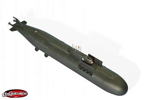 Russian Nuclear Submarine K Kursk Scale Zvezda