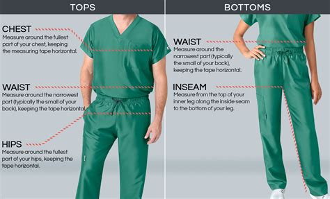 Scrub Size Guides Tiscrubs