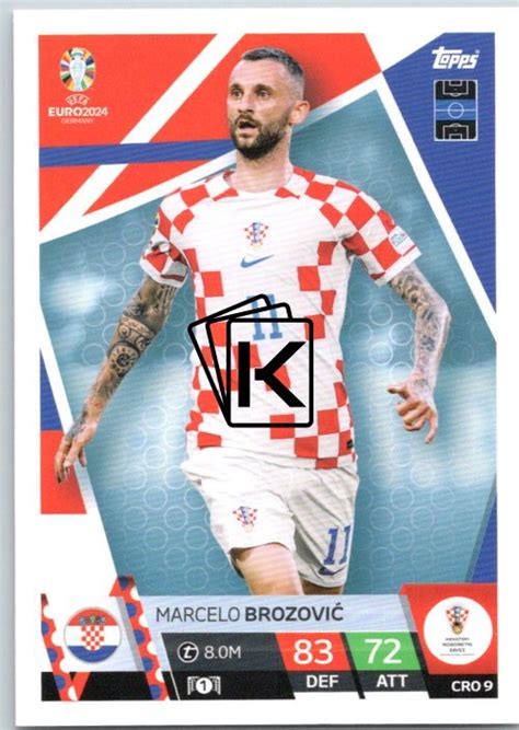 Fotbalov Karta Topps Match Attax Euro Cro Marcelo Brozovi