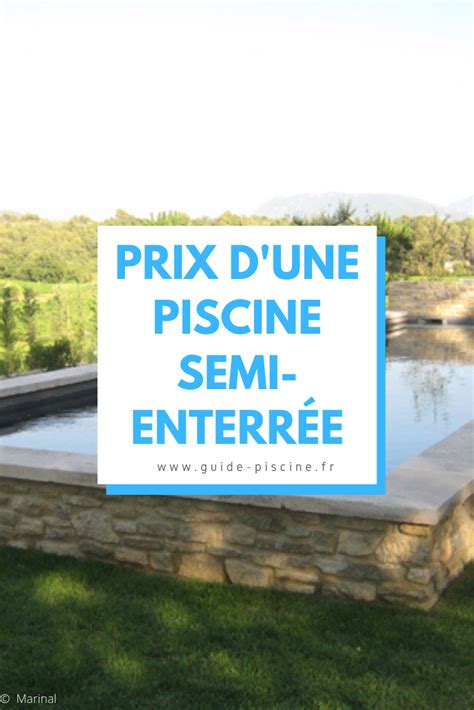 Prix Dune Piscine Semi Enterr E Diff Rents Tarifs Et Co Ts Piscine