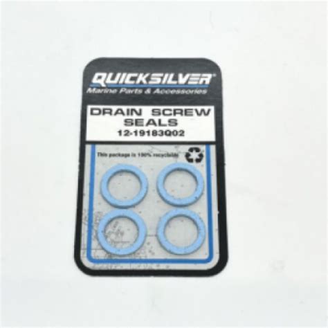 Genuine Quicksilver Mercury Mariner Blue Fibre Gearbox Fill Drain