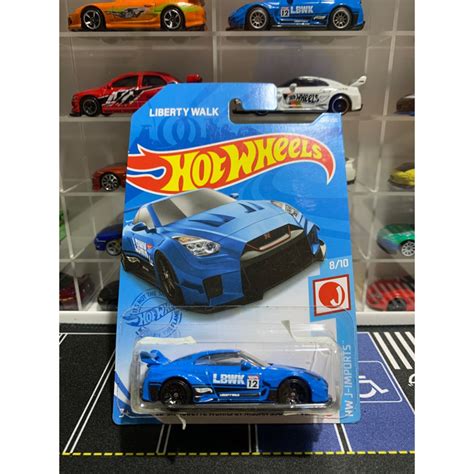 Jual Hot Wheels Nissan Gtr R Lbwk Biru Muda Blue Liberty Walk