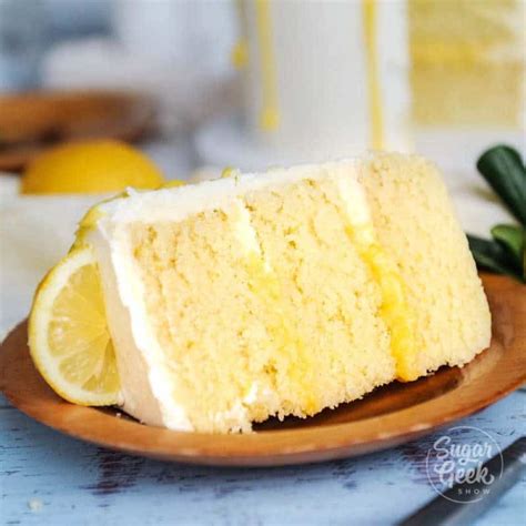 Lemon Cake Recipe from Scratch + video tutorial | Sugar Geek Show