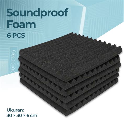 JROD Busa Telur Peredam Suara Soundproof Foam 30x30x2CM 6PCS SFS1