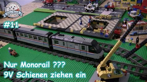 Inu Kl Tzchen Baustadt Folge Nur Monorail V Schienen Ziehen Ein