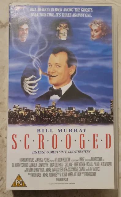 SCROOGED VHS VIDEO Tape Bill Murray 067 EUR 36 07 PicClick FR