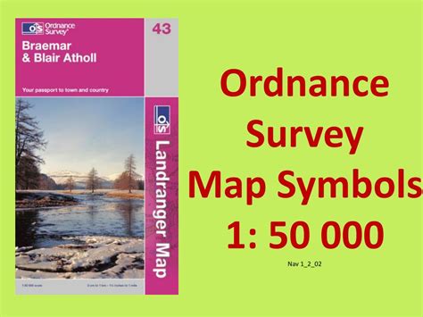 Printable Ordnance Survey Map Symbols