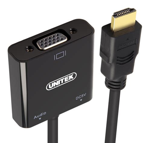 Unitek HDMI Micro HDMI HDMI D Sub VGA Jack 3 5mm HDMI Mini