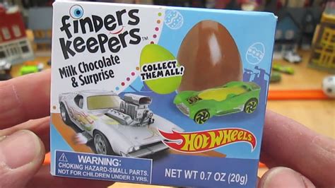 2022 Hot Wheels Finders Keepers Happy Easter Milk Chocolate Egg And Surprise Toy Car Bone