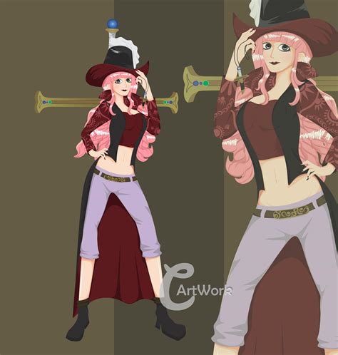 Perona x Mihawk by cinggggggg on DeviantArt