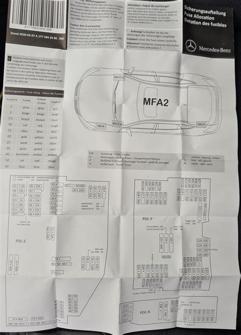 Mercedes Gle Fuse Box Diagram Wiring Draw