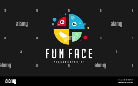 Fun And Colorful Logo Template Vector Stock Vector Image And Art Alamy