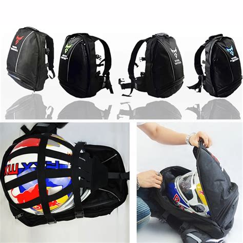 New Arrival Motorcycle Motorbike Backpack Moto Bag Waterproof Shoulders Reflective Helmet Bag On