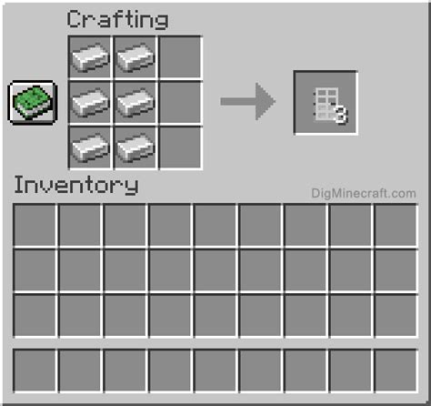 How to make an Iron Door in Minecraft