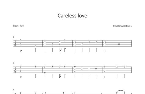 Careless Love Arr Bettina Schipp Sheet Music Traditional Ukulele