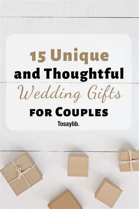 Unique Wedding Gifts for Couples | Wedding gifts for couples, Thoughtful wedding gifts, Special ...