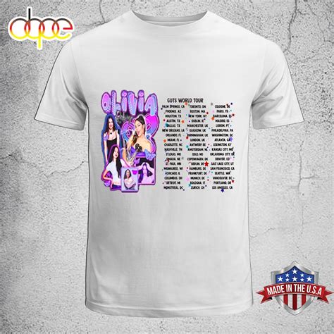 Olivia Rodrigo Guts World Tour Music 2024 Unisex T Shirt