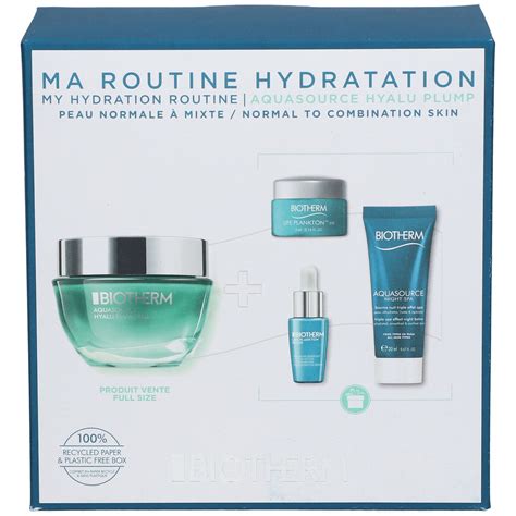 Biotherm Coffret Aquasource Hyalu Plump Gel Ml Redcare Pharmacie