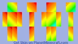 Ultimate Rainbow Minecraft Skin