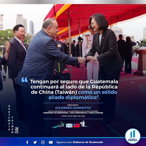 Gobierno Guatemala On Twitter Abril 2023 Ceremonia De Bienvenida