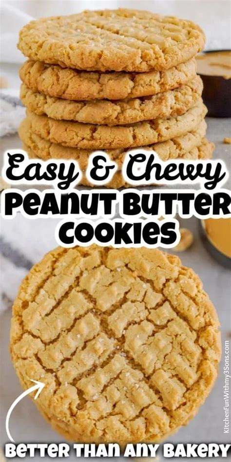 Classic Peanut Butter Cookie Recipe Homemade Peanut Butter Cookies Simple Cookie Recipe Easy