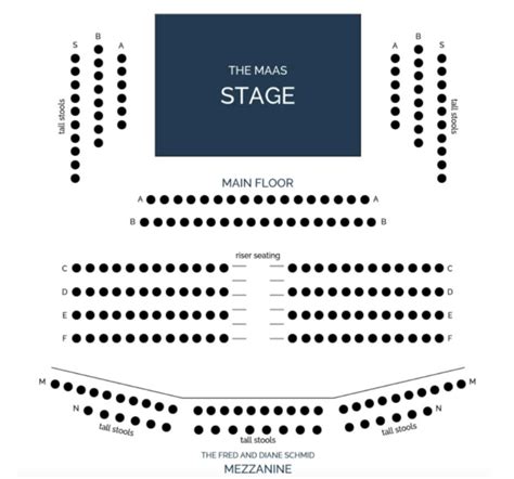 Seating Chart | The Encore Musical Theatre Company