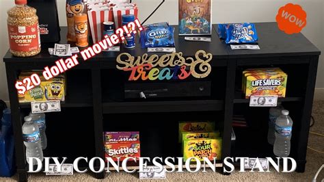 Home Movie Theater Concession Stand Ideas - At movie theaters, food is ...