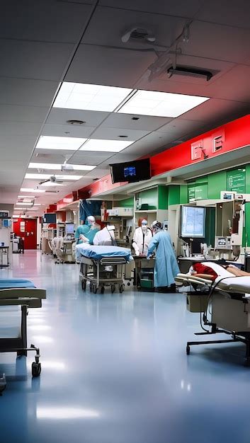 Hospital Emergency Department Triage Areas Medical Personnel Generative