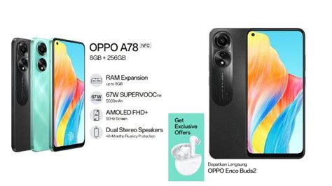 Harga Dan Spesifikasi Hp OPPO A78 4G NFC Ponsel Rp 3 Jutaan Miliki