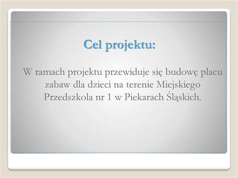 PREZENTACJA PROJEKTÓW ppt pobierz