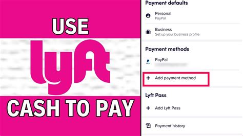 HOW TO USE LYFT CASH TO PAY FOR RIDE 2024 FULL GUIDE YouTube