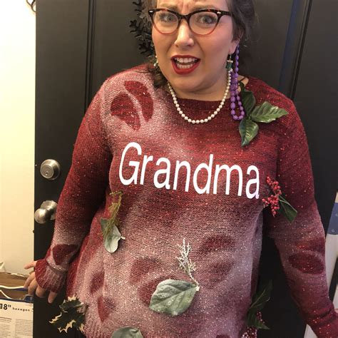 Grandma Got Ran Over By A Reindeer Ugly Christmas Sweater Diy Goodness