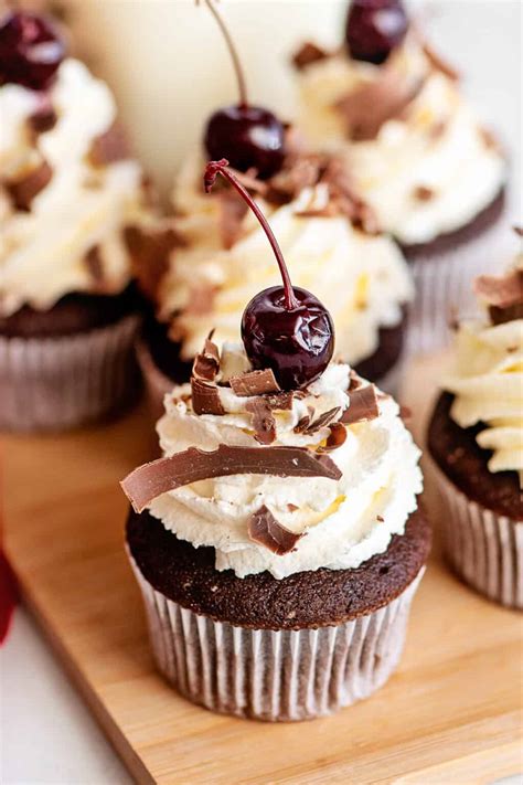 Black Forest Cupcakes Easy Dessert Recipes