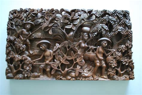 Wood carving - Bali, Indonesia - mid 20th century - Catawiki