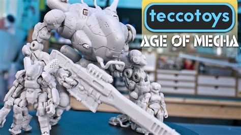 TeccoToys 3D Printed Mecha Models Review YouTube