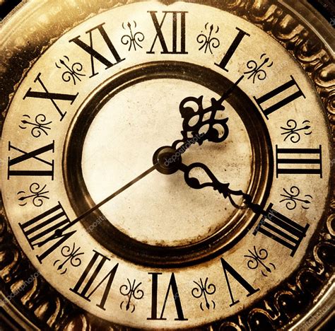 Old Antique Clock Stock Photo Nejron