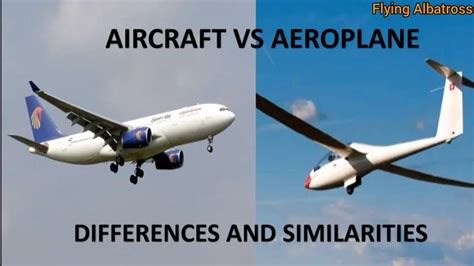 REAL DIFFERENCES BETWEEN AIRCRAFT AND AEROPLANE YouTube