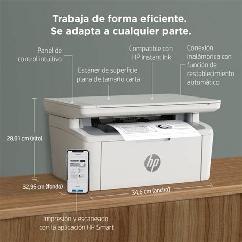 Hp Laserjet M W Impressora Multifun Es Laser Monocrom Tica Wifi