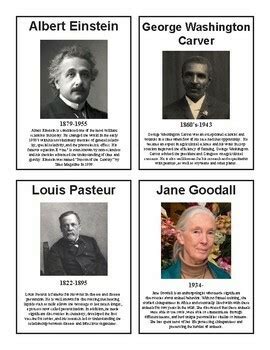 Famous Scientist Posters By Dr Dave S Science Teachers Pay Teachers