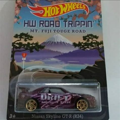 Jual HOT WHEELS ROAD TRIPPIN NISSAN SKYLINE GTR R Shopee Indonesia