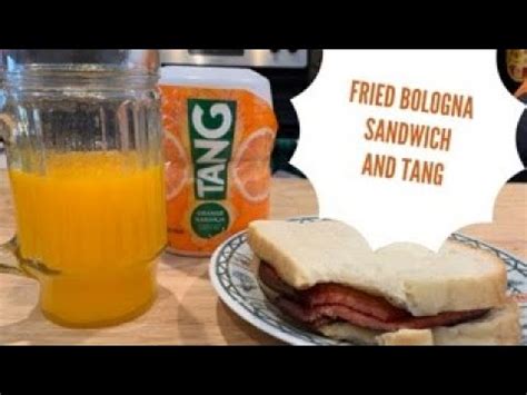 Classic Fried Bologna Sandwich Baloney Sandwich Tang Reteo Lunch