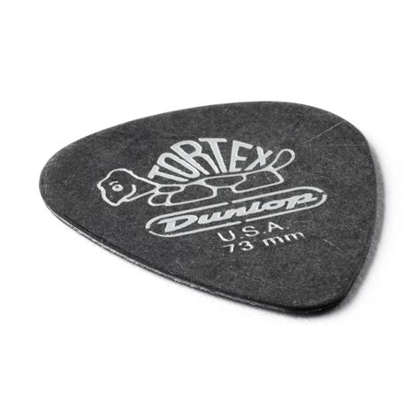 Dunlop Tortex Pitch Black Standard 0 73mm 12 Pick Pack At Gear4music