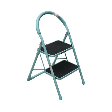 Jual Fixsteps Tangga Lipat Aluminium Stool 2 Step Biru Terbaru Ruparupa